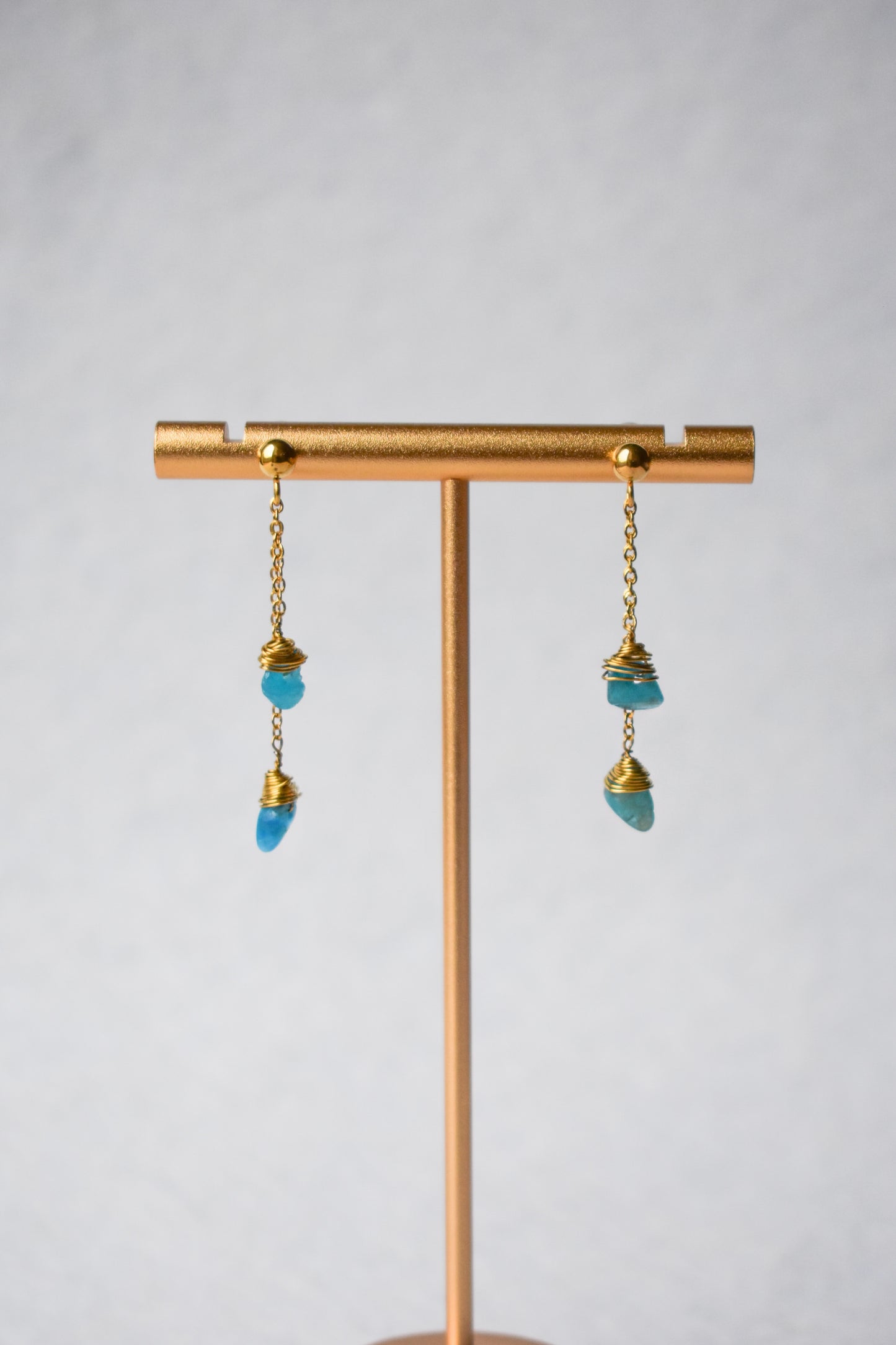Orecchini con Apatite