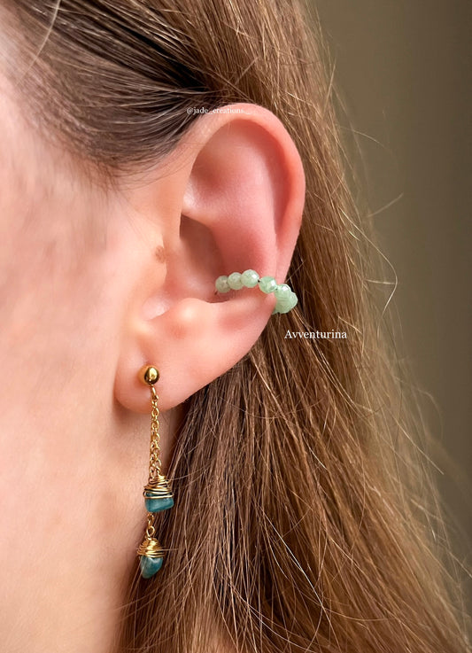 Ear Cuff con cristalli 3mm