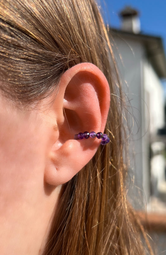 Ear Cuff con cristalli 3mm