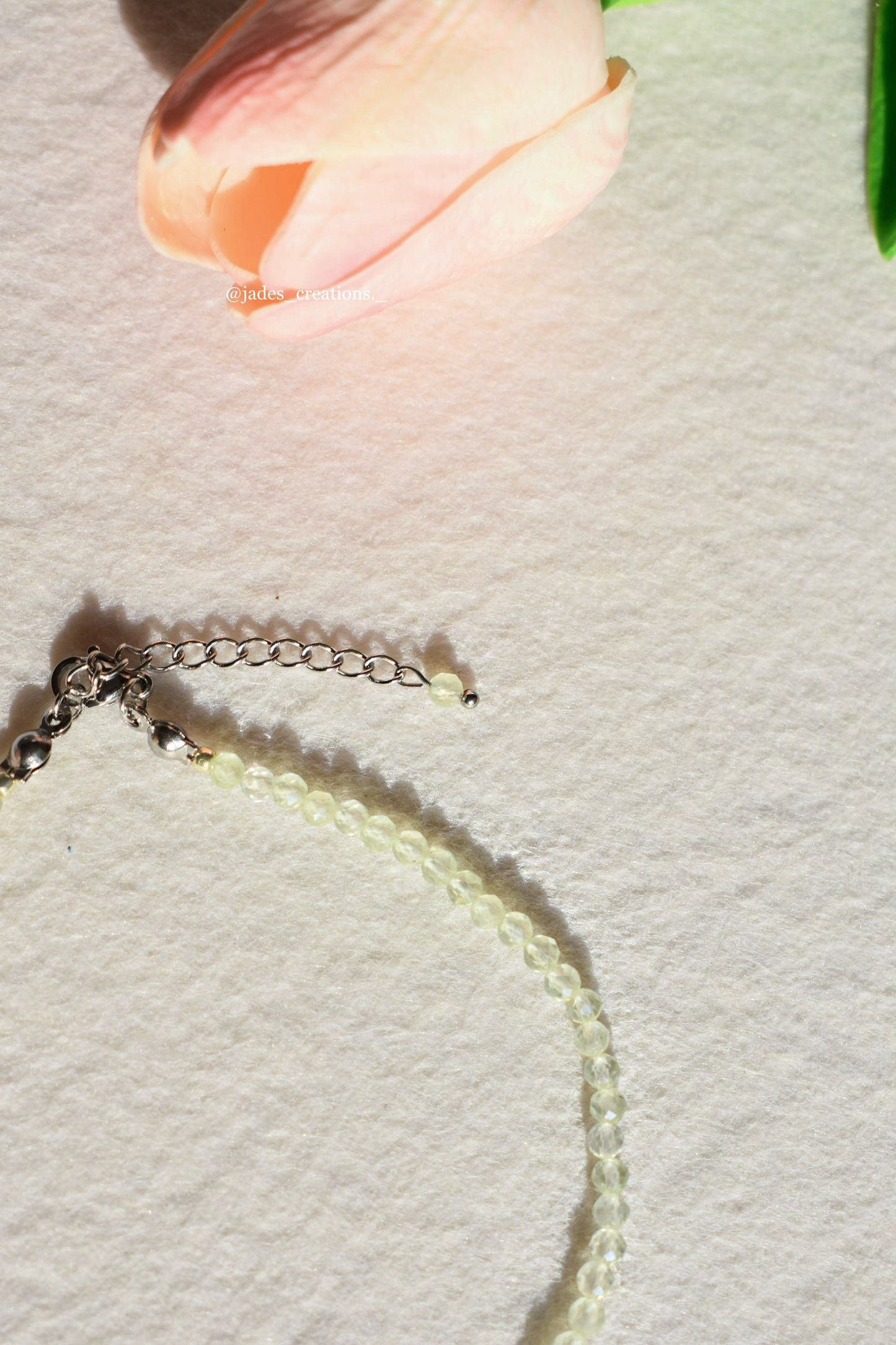 Cavigliera con Prehnite