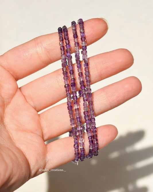 Bracciale elastico Ametista