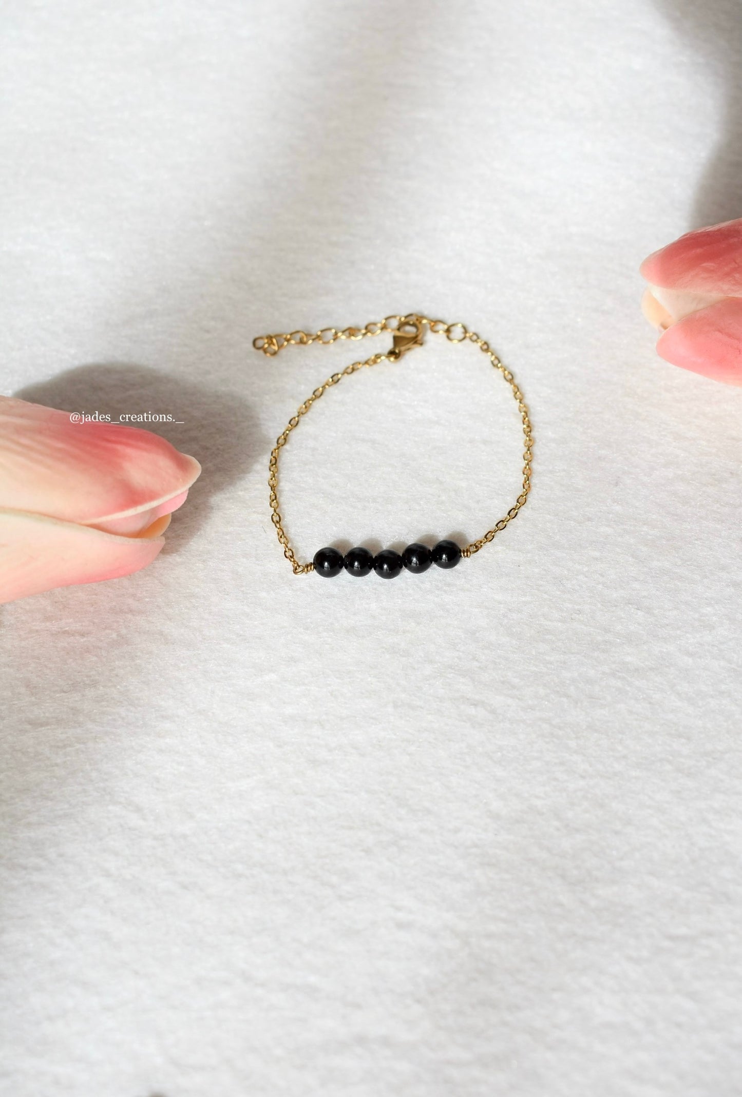 Bracciale con Tormalina nera