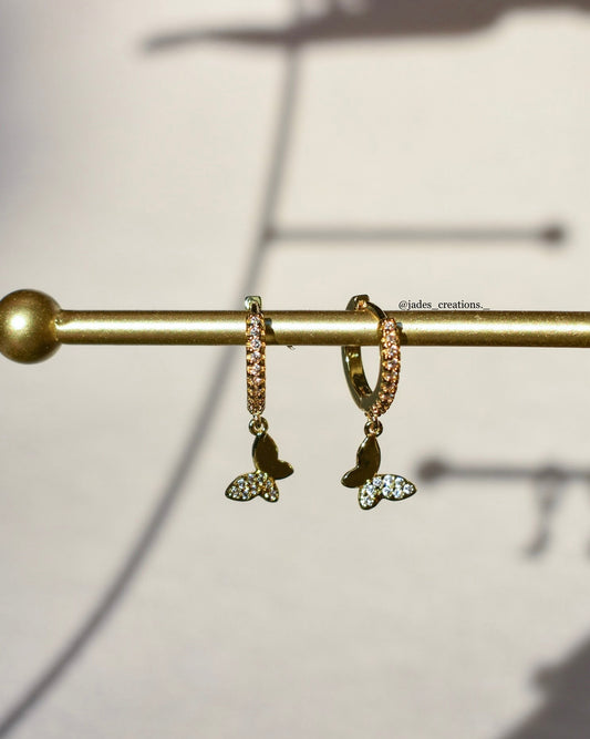 Orecchini Farfalla in argento 925 d’orati