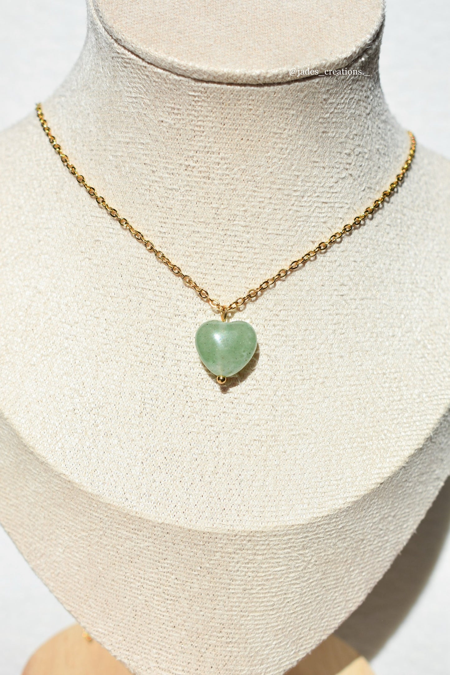 Collana Cuore con Avventurina