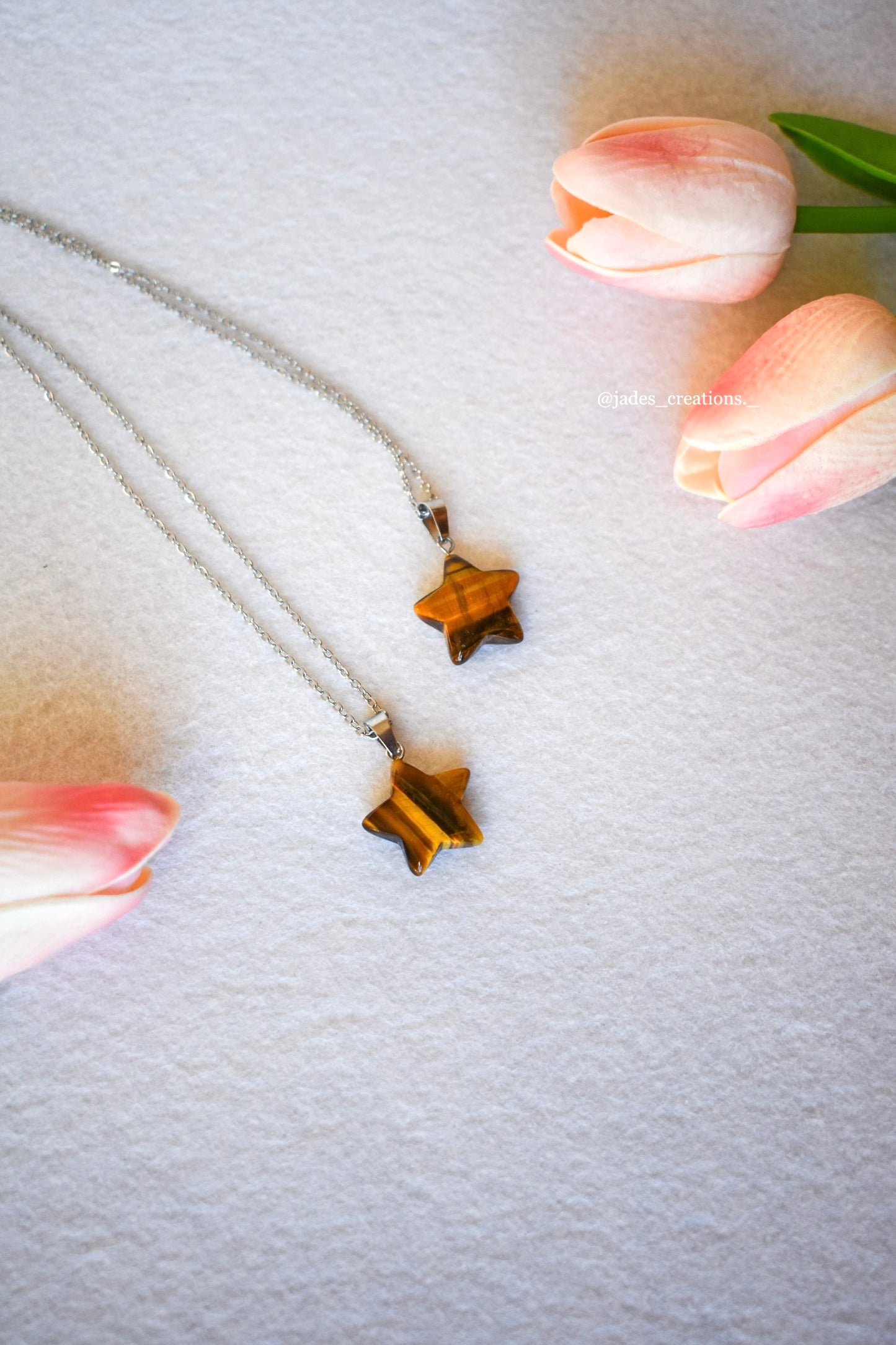 Collana con Stella Occhio di Tigre