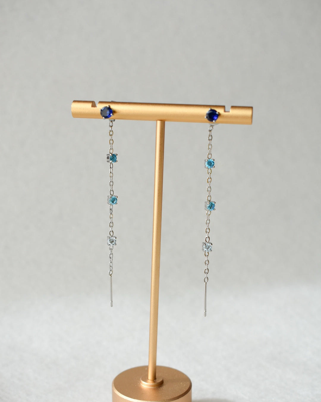 Orecchini Cascata Azzurri