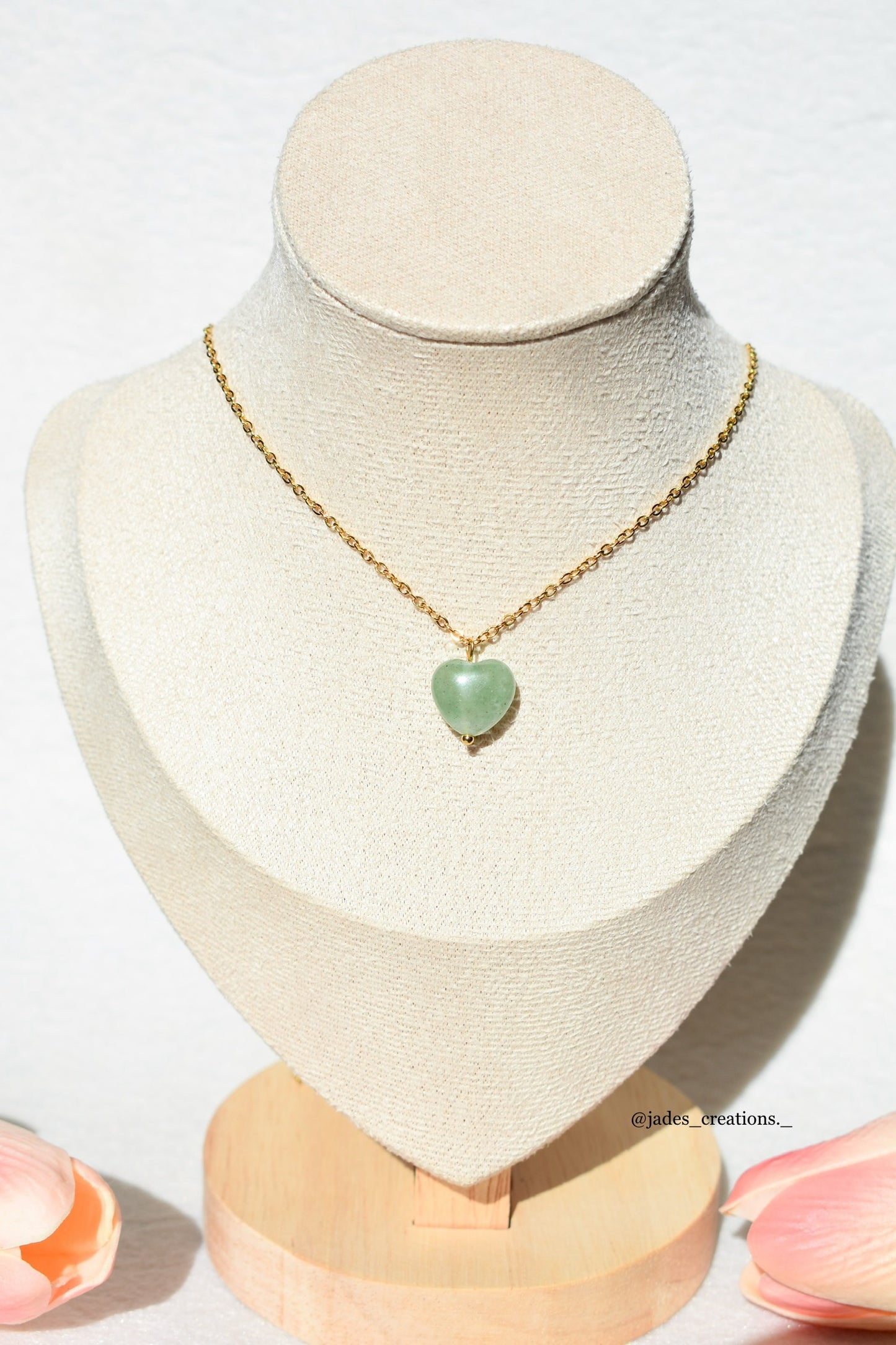 Collana Cuore con Avventurina