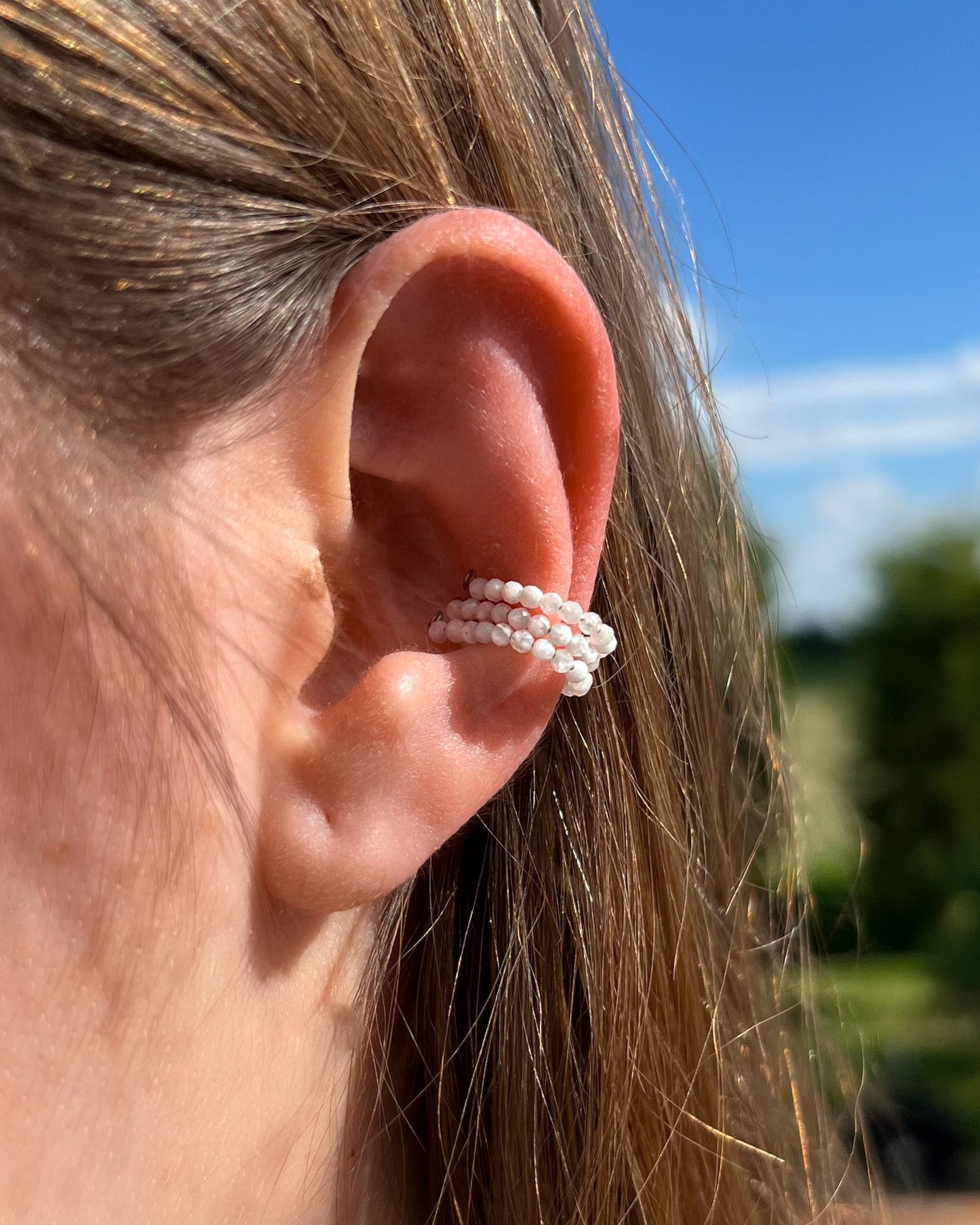 Ear Cuff con cristalli 2mm