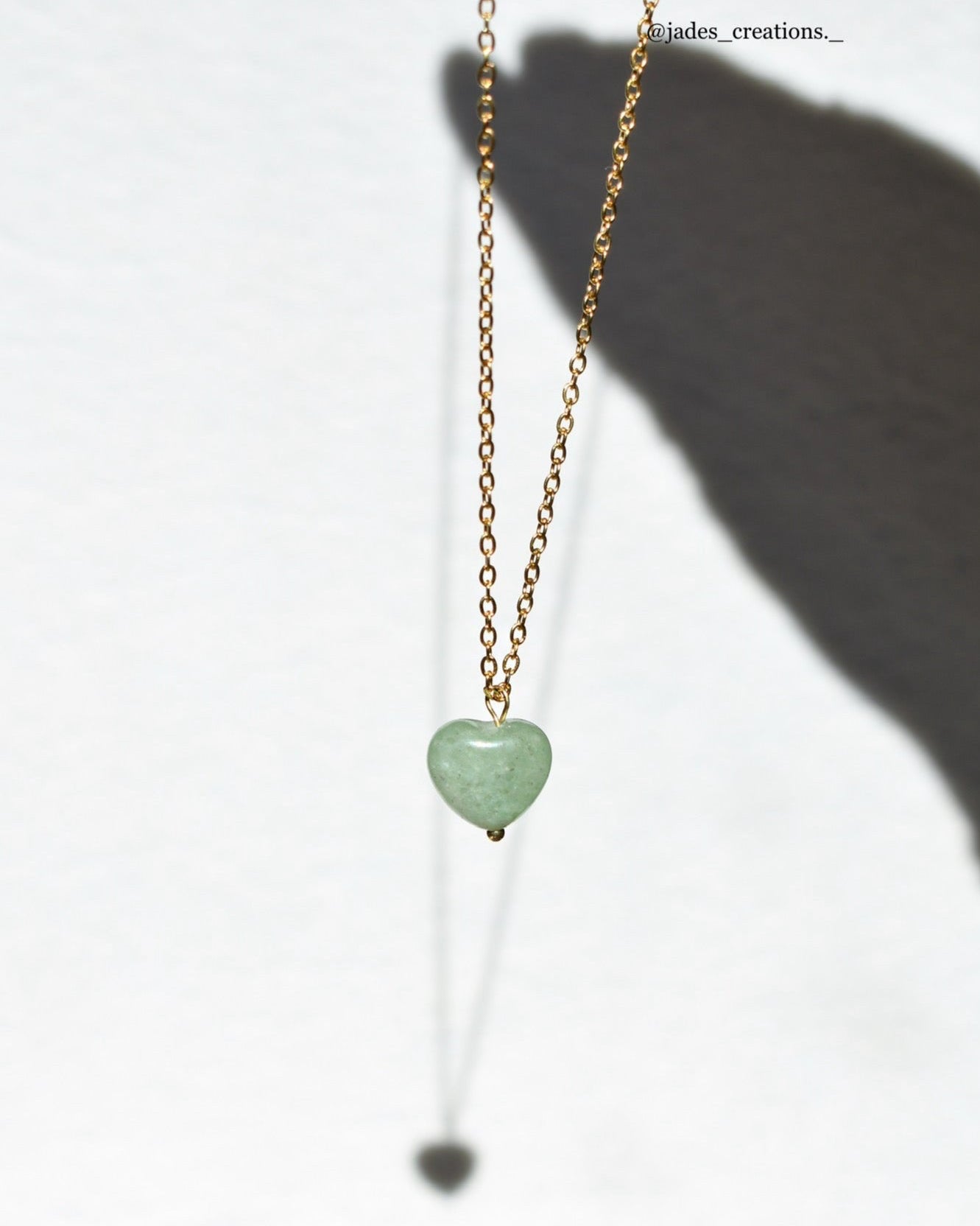 Collana Cuore con Avventurina