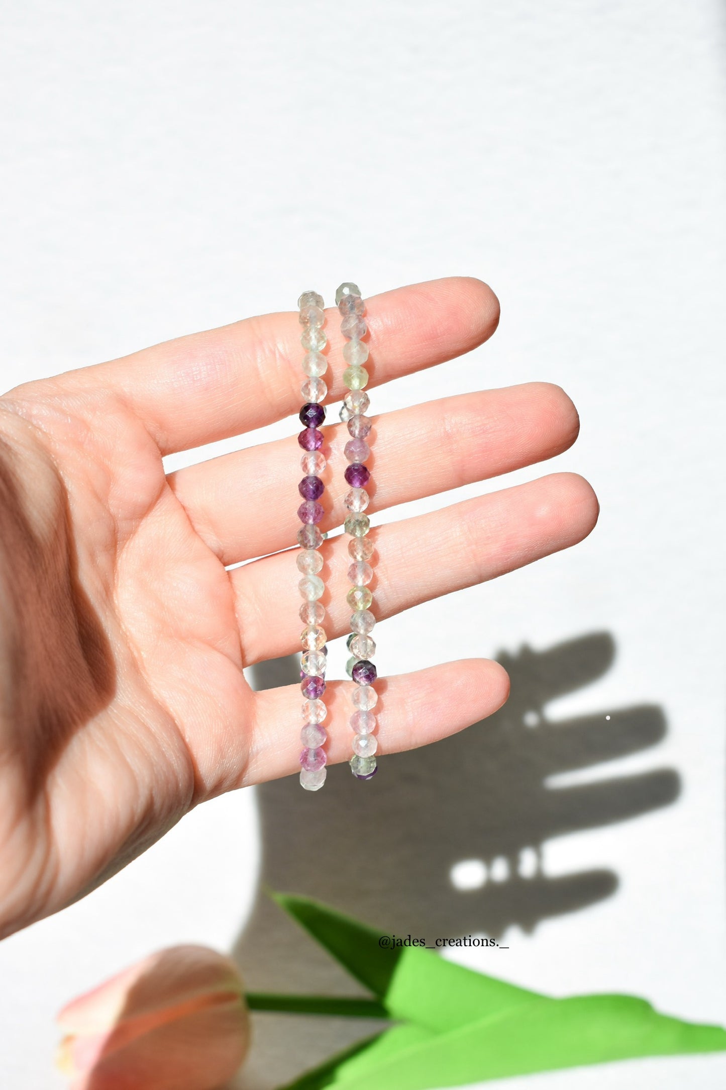 Bracciale elastico Fluorite