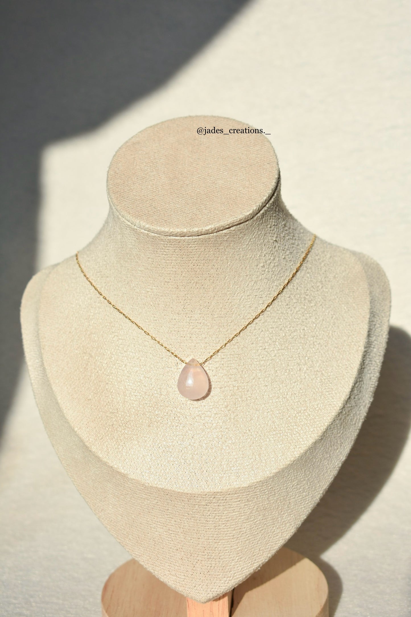 Collana con Quarzo Rosa