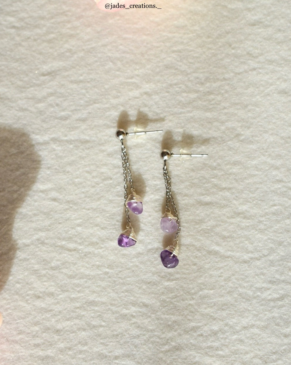 Orecchini con Ametista