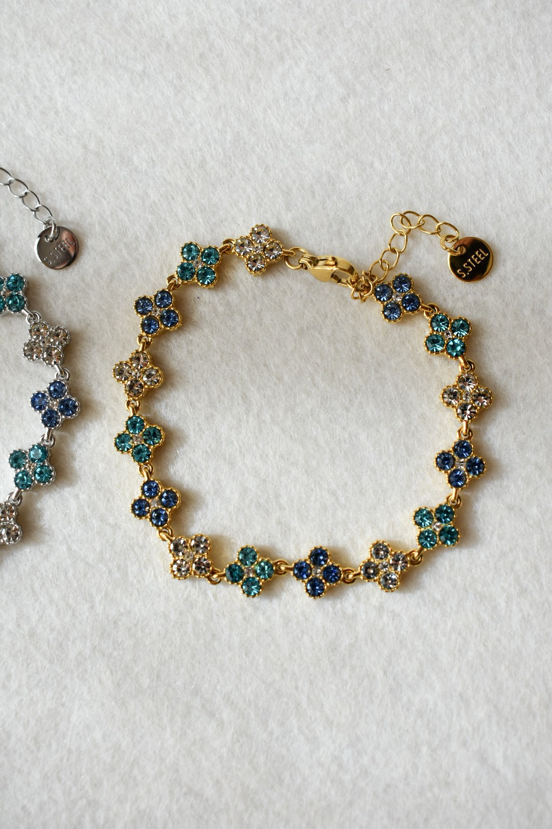Bracciale Dalia Azzurro acciaio inox