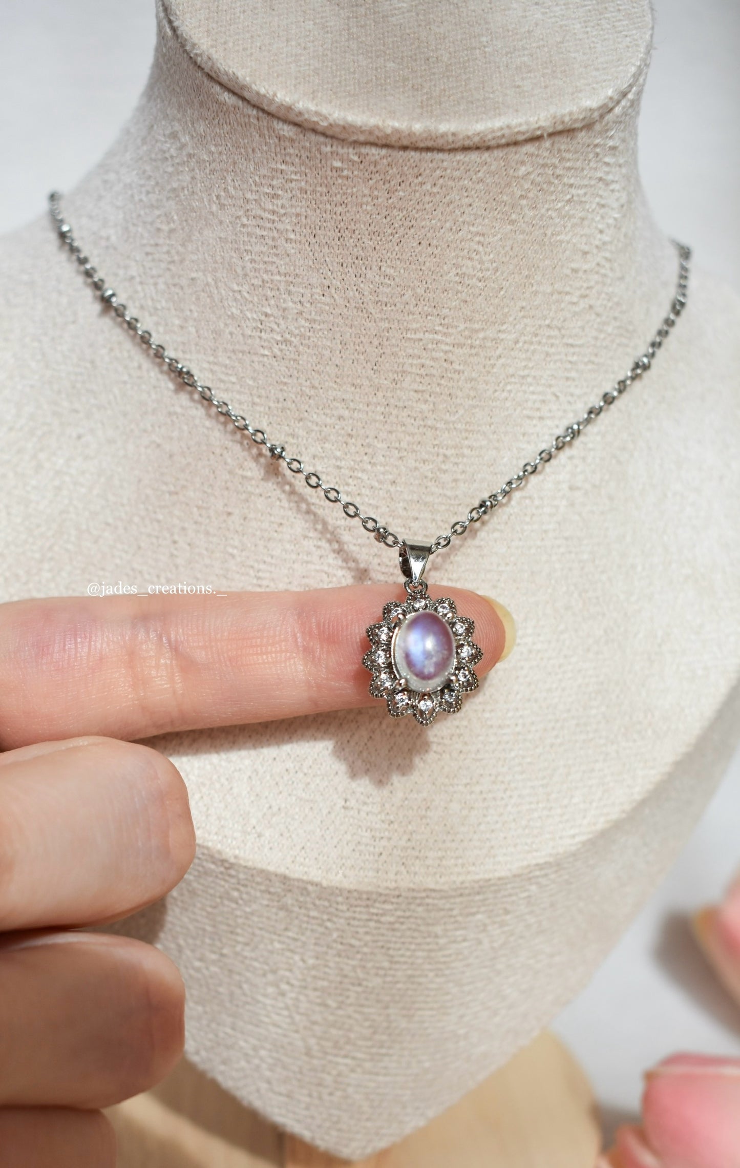 Collana Aura con Pietra di Luna