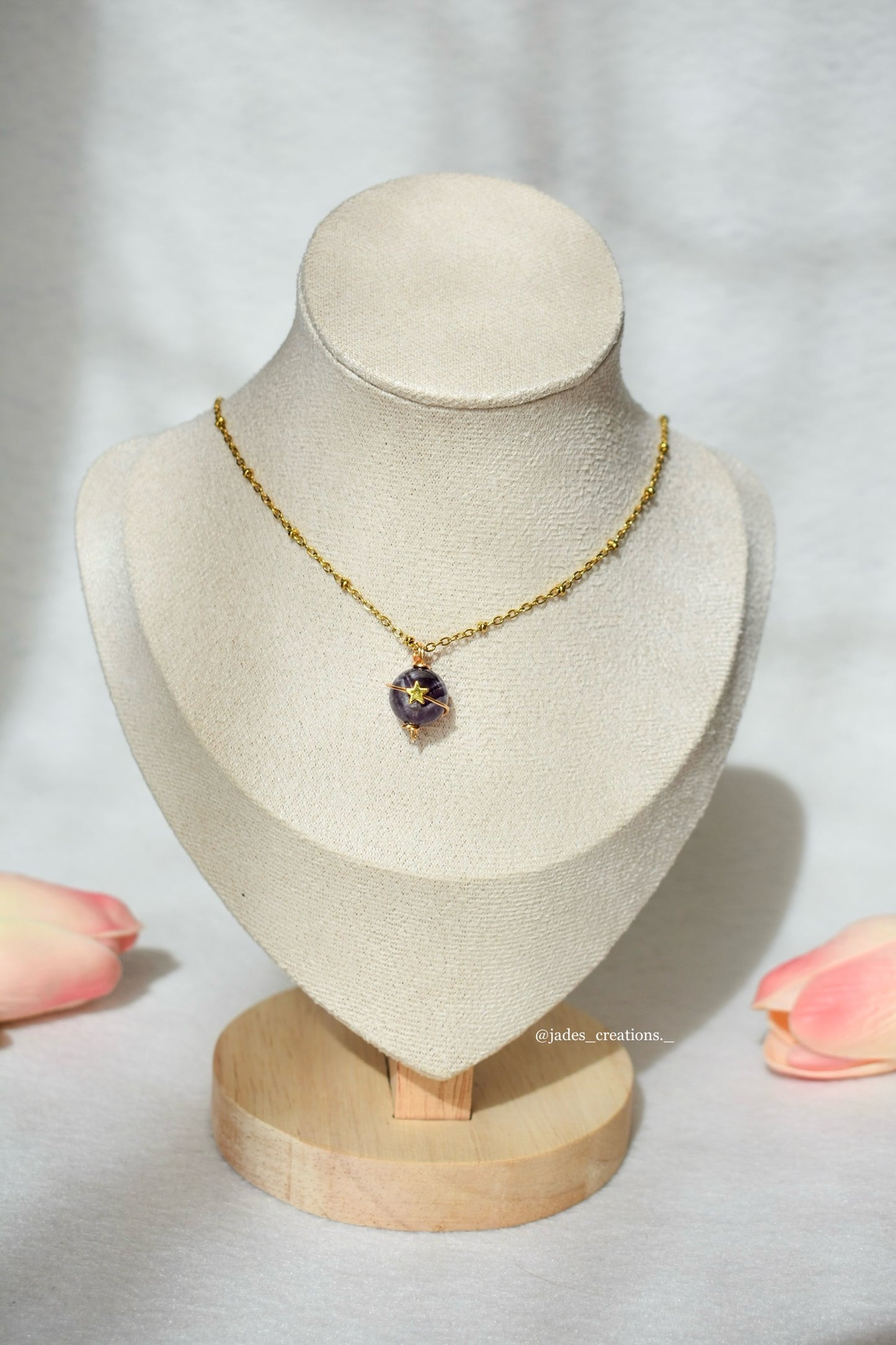 Collana Saturno 2.0 con Ametista