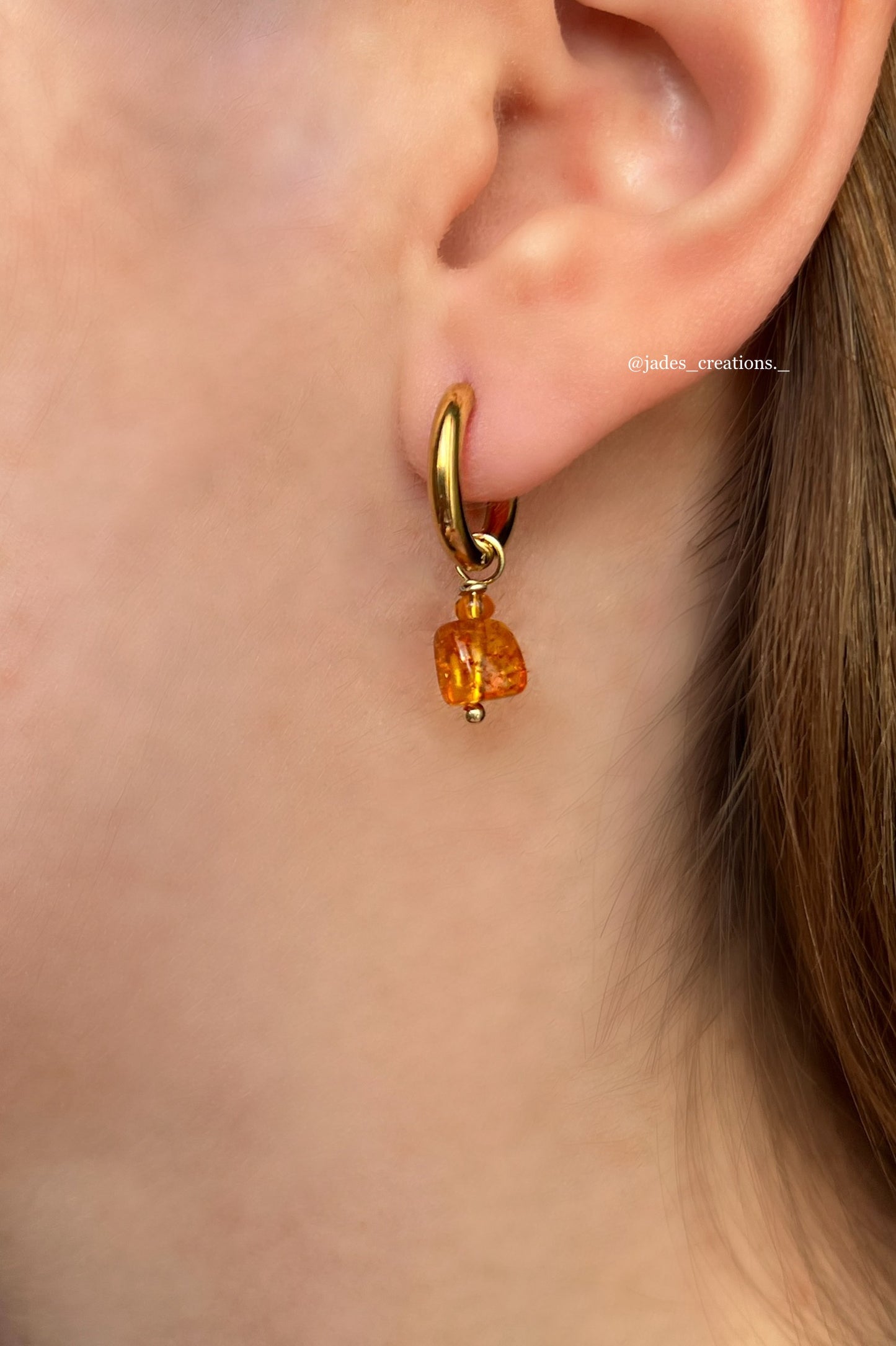 Orecchini con Ambra