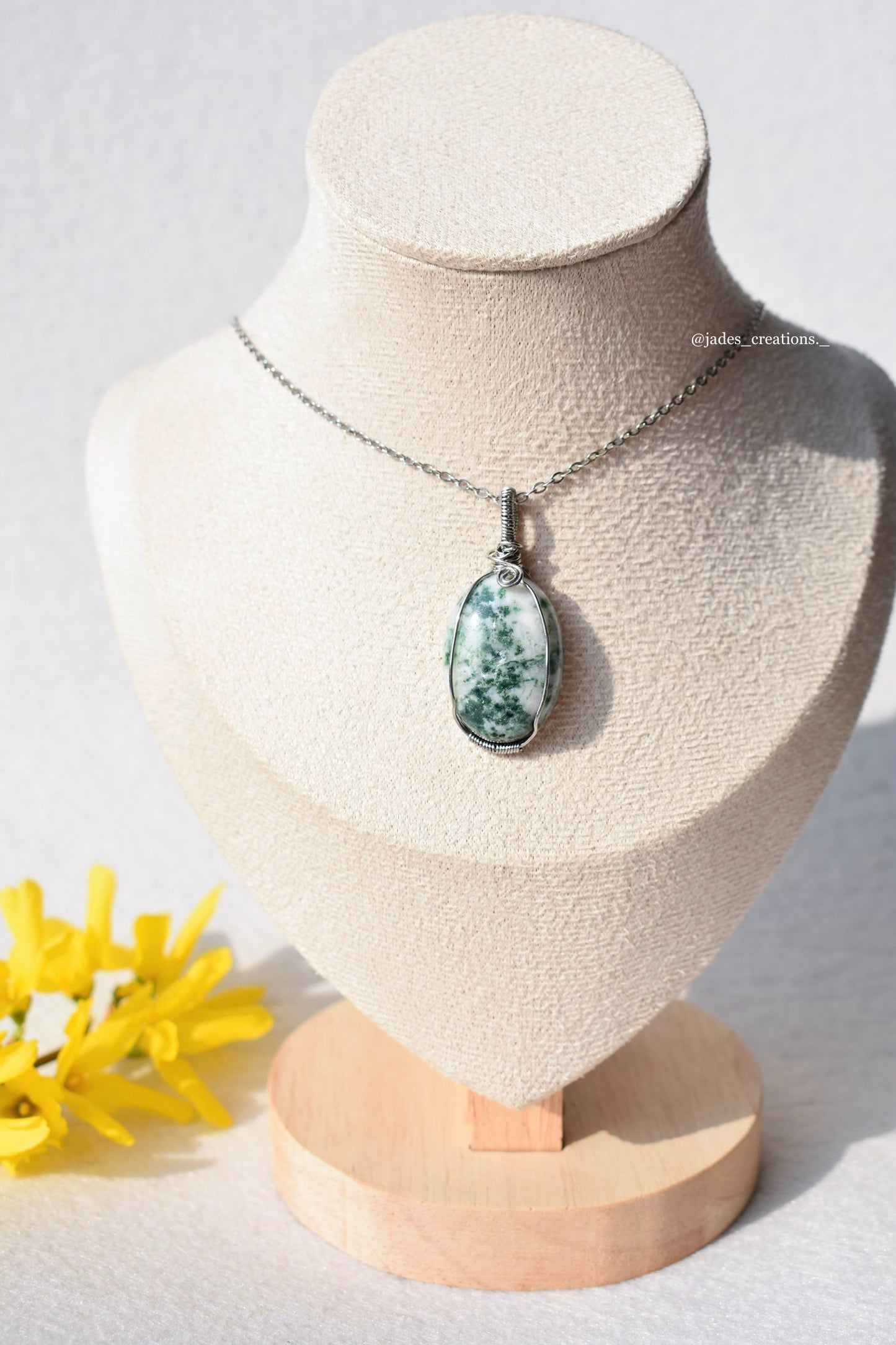 Collana con Agata Albero