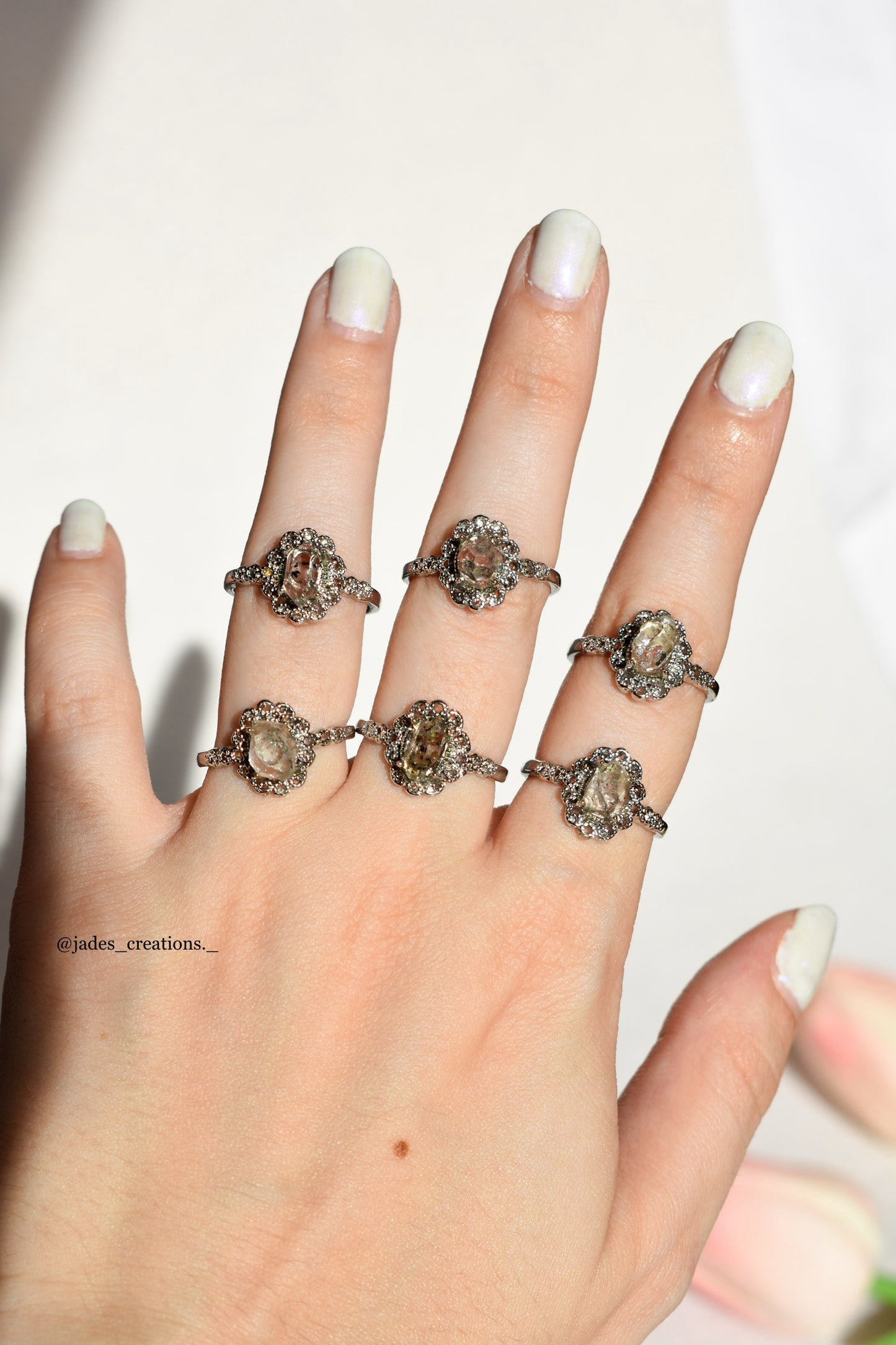 Anello con Quarzo Tibetano