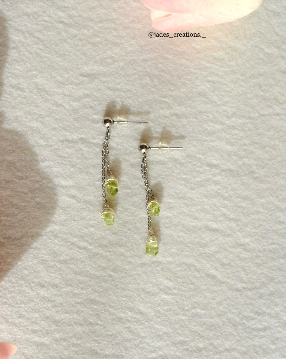 Orecchini con Peridoto