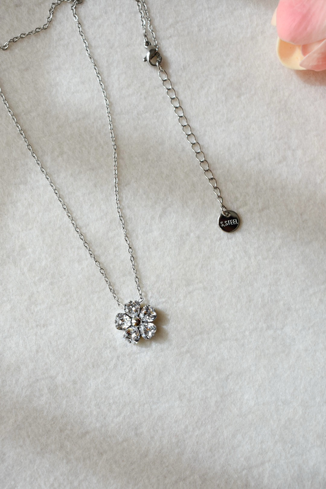 Collana Daisy in acciaio