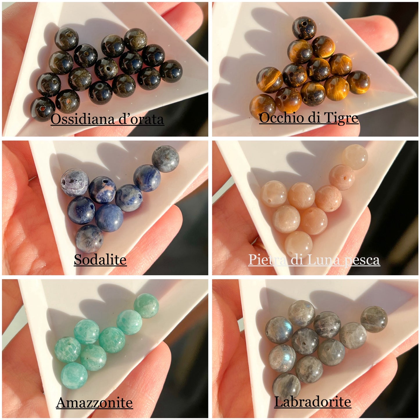 Collana Sun con cristalli