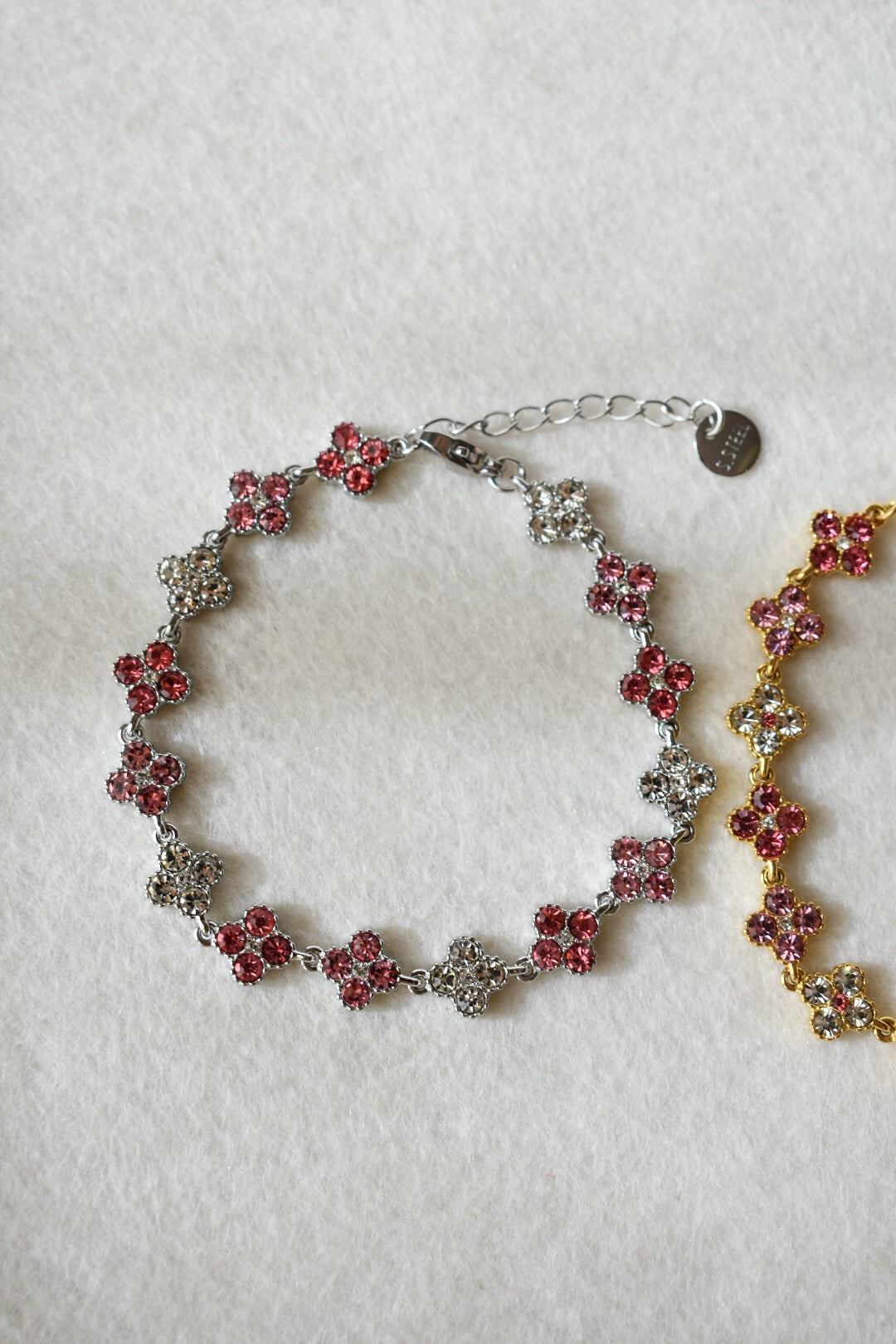 Bracciale Dalia Rosa acciaio inox
