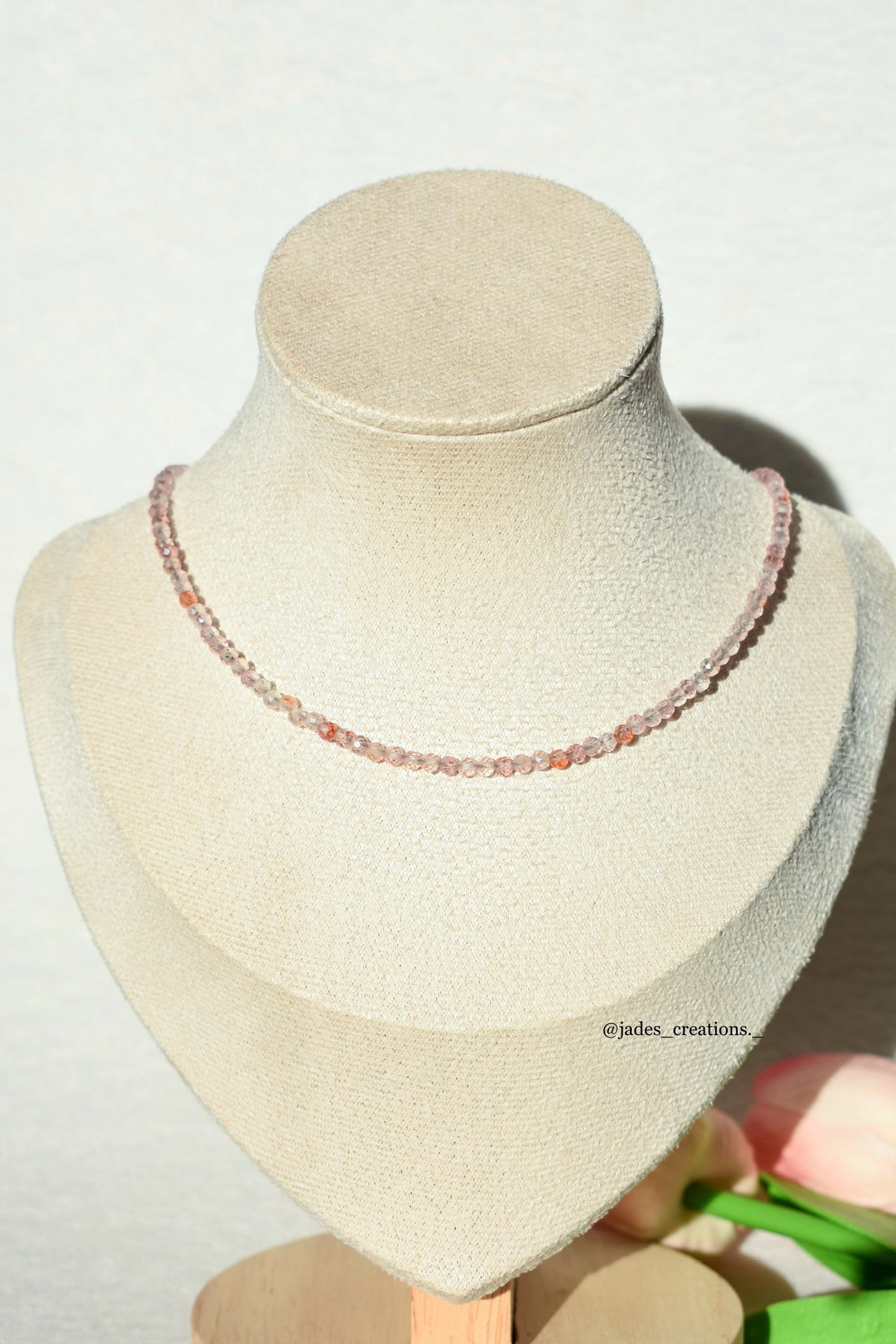 Collana girocollo con cristalli