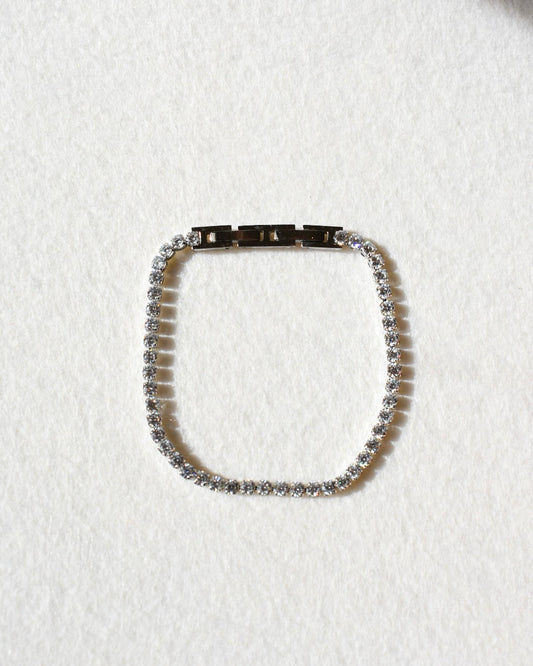 Bracciale Tennis Argentato acciaio inox