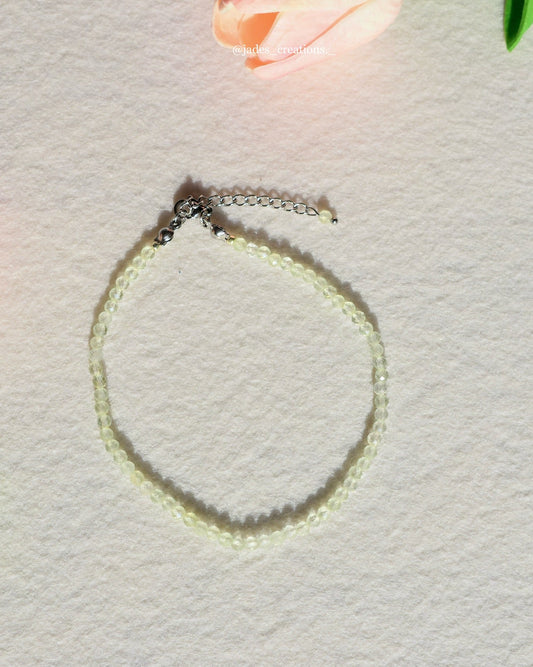 Cavigliera con Prehnite