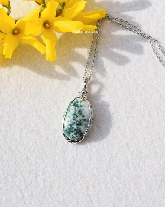 Collana con Agata Albero