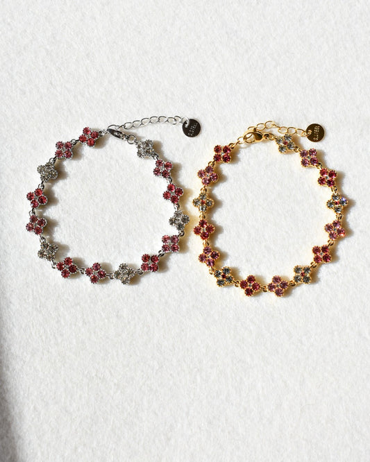 Bracciale Dalia Rosa acciaio inox