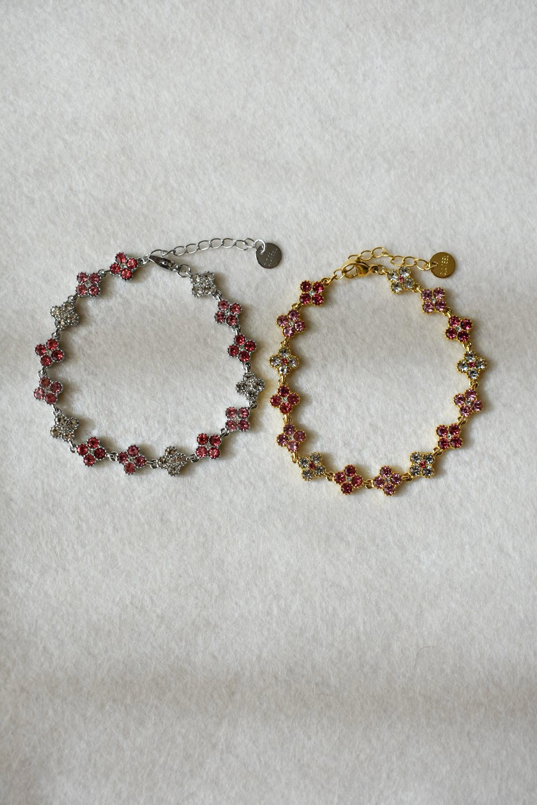 Bracciale Dalia Rosa acciaio inox