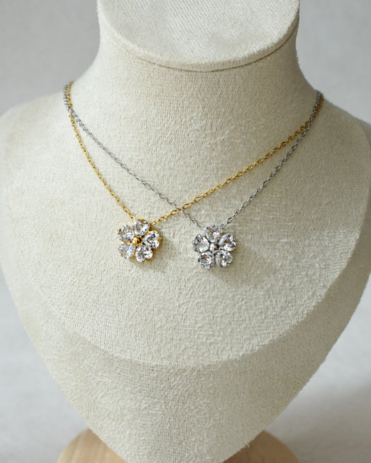 Collana Daisy in acciaio