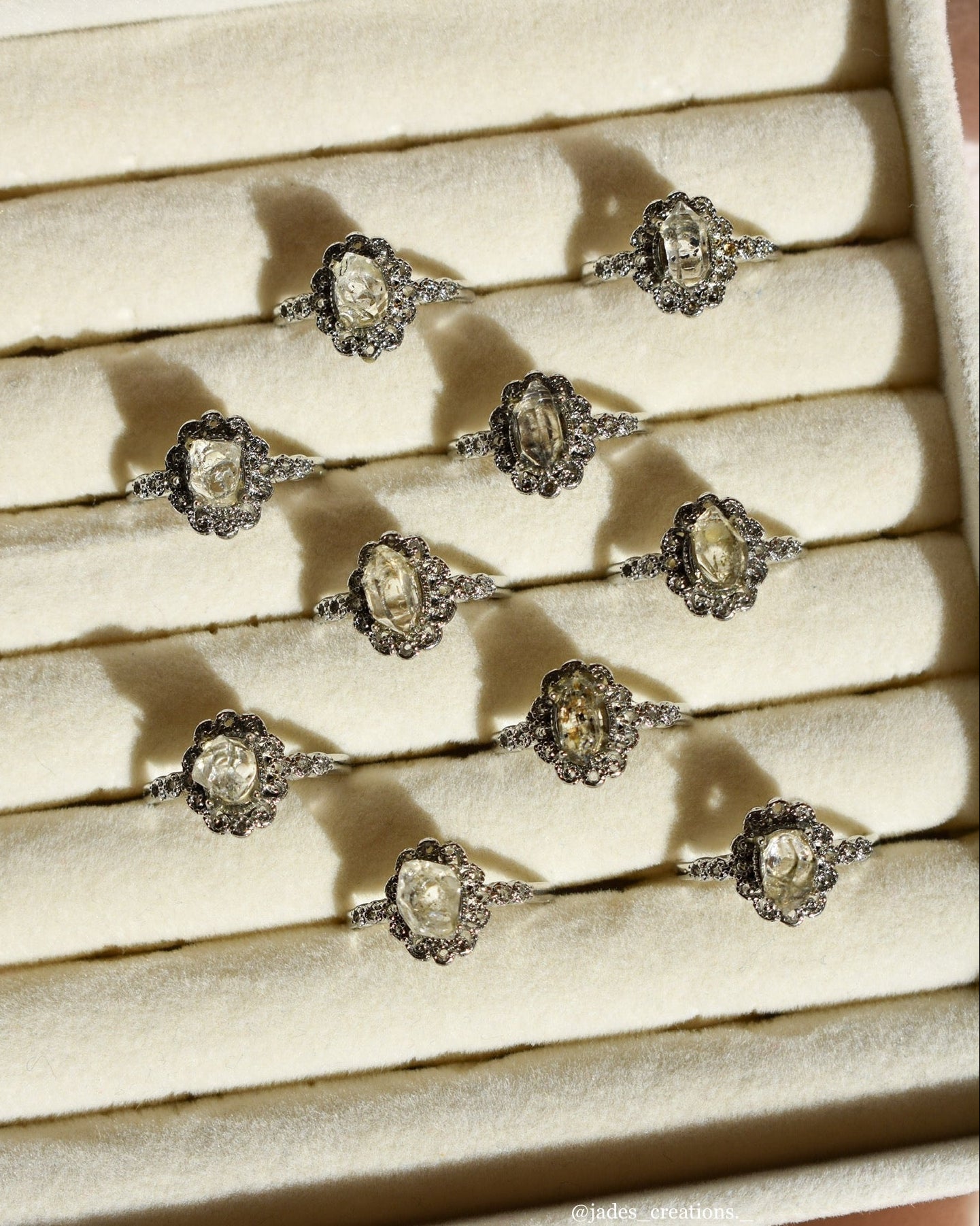 Anello con Quarzo Tibetano