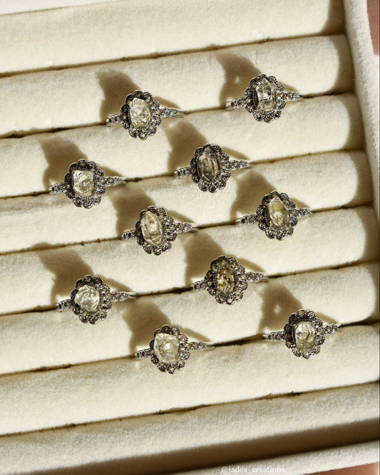 Anello con Quarzo Tibetano